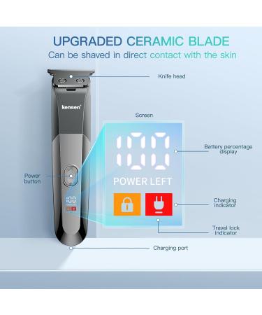 Best Body Hair Trimmer for Men - Waterproof Electric Groin & Pubic Hair Groomer Rechargeable Cordless Kit for Wet/Dry Use - Buy Online on GoSupps.com