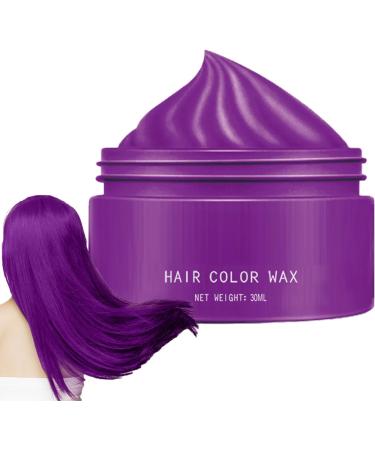 Xijobido Hair Color Wax 30ml Hair Color Wax Washable Color Mud Styling Cream for Teens Festivals Parties Cosplay Purple C - Buy Online on GoSupps.com