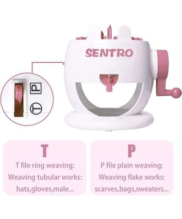 Knitting Machine SENTRO 22 Needles Machines Smart Weaving Loom DIY Board Rotating Machines for Adults and Kids  White - Buy Online on GoSupps.com