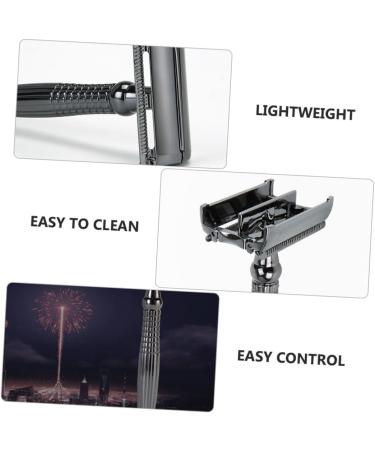 Angoily Women's Manual Safety Razor Set - Metal Double-Cutter Facial & Beard Razor for Precision Shaving - Buy Online on GoSupps.com