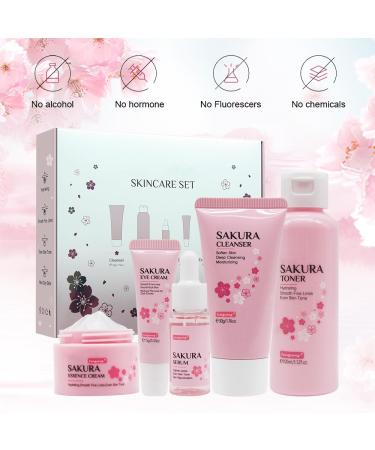 Shop Skin Care Sets & Gifts for Women | Mild Non-Irritating Face Care with Cherry Blossom Extract - Buy Online on GoSupps.com