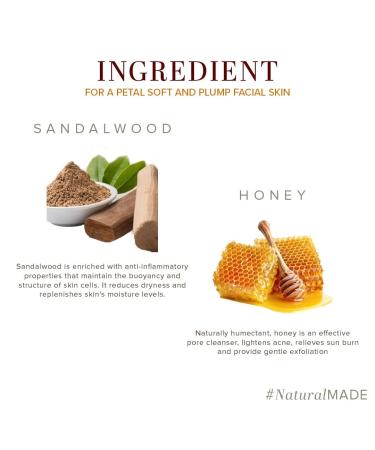 Khadii Natural Sandalwood & Honey Face Wash | Scars & Blemishes Solution | Healthy Skin for All Skin Types (210 ml) - Shop Internationally - Buy Online on GoSupps.com