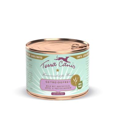Terra Canis Wild potato apple & cranberry - grain -free wet food 200g i premium dog food in 100% food quality of all raw materials I rich & healthy low -allergic & gluten -free (1 Pack)