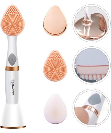POPETPOP 1 Set Washing Device Face Washing Brush Electric Face Cleanser Face Massage Brush Electric Facial Cleaner Deep Pore Cleanser Electric Facial Brush Nose White Abs Deep Cleaning - Buy Online on GoSupps.com