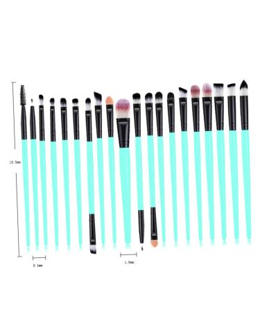 VINTORKY 20pcs Eyeliner Eyeshadow Brush Kit Shadow Eye Shadow Brush Kit Para Pesta as Eyeshadow Tools