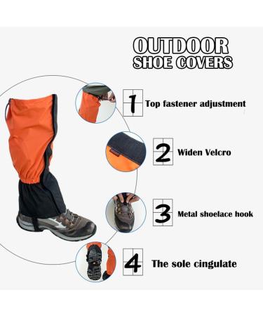 Buy Bavooty Waterproof Outdoor Gaiters - Adjustable Breathable Dustproof Leg Protection for Hiking - Rose Red - Buy Online on GoSupps.com