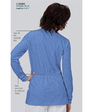 KOI 440 Women's Claire Knit Jacket - Black/Navy, Size Medium - Buy Online on GoSupps.com