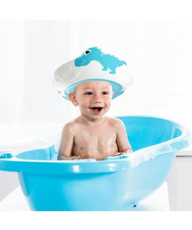 FUNUPUP 2 Pack Baby Shower Cap for Kids - Adjustable Toddler Hair Washing Bathing Cap with Dinosaur Design - Protect Baby Eyes - Baby Shower Visor Shampoo Cap - Buy Online on GoSupps.com