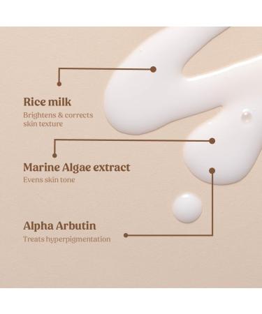 Vilvah Store Milk Drops Brightening Serum - Fades Scars & Evens Skin Tone with Rice Milk & Marine Algae - 0.67 fl oz - Buy Online on GoSupps.com