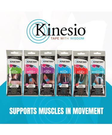 Kinesio Pre-Cut Shoulder Tape - Easy Application for Shoulder Pain Relief - Buy Online on GoSupps.com