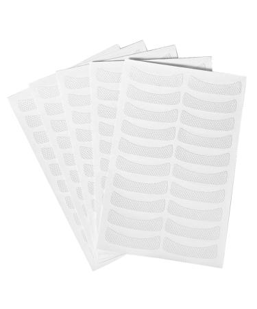 100Pcs Makeup Eye Sticker Soft Non Woven Comfortable Grafting Eyelash Extension Tinting Tape False Eyelash Pad for Professional Home Use White 4.5 * 1.1cm