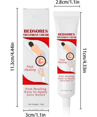  G n rique Bedsore Treatment Cream Fast-Acting Bedsor Cream 20g Soothing Relief for Bedsores Fast Healing Improves Elasticity and Repairs Damaged Skin - Buy Online on GoSupps.com