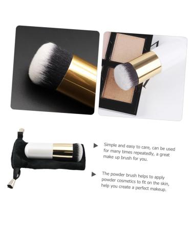 Best Powder Foundation Brush - Dense Makeup Applicator for Flawless Application | Portable & Travel-Friendly - Buy Online on GoSupps.com