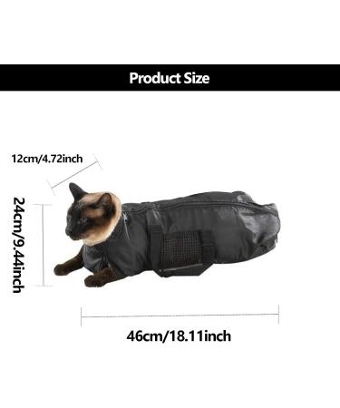 Buy Soonhua Cat Grooming Bag | Adjustable Bathing & Swimming Solution | Anti-Scratch Breathable Fur Care Pocket - Buy Online on GoSupps.com