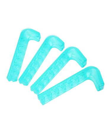 Fdit Ice Skate Protector Blade Protector Adjustable for Figure Skating Ice Blue
