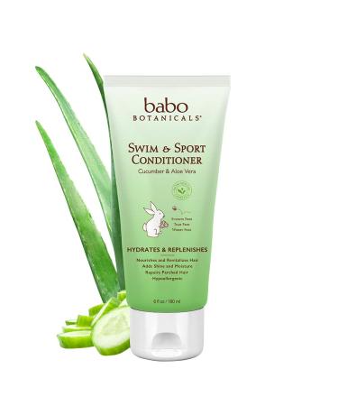 Babo Botanicals Swim & Sport Conditioner Cucumber & Aloe Vera 6 fl oz (180 ml)