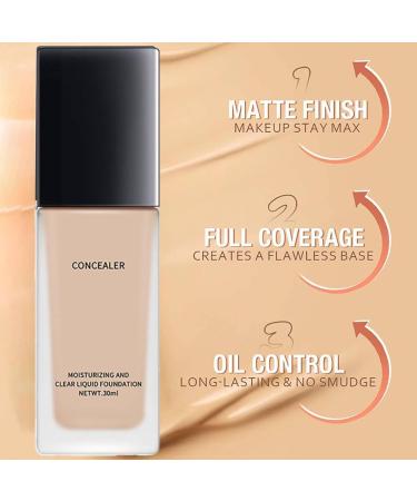 Fond de teint liquide pour femme Over 60 - Imperm able - Pour peaux matures - Effet anti- ge avec finition mate et r gulation de l'huile - L ger et durable (C) - Buy Online on GoSupps.com