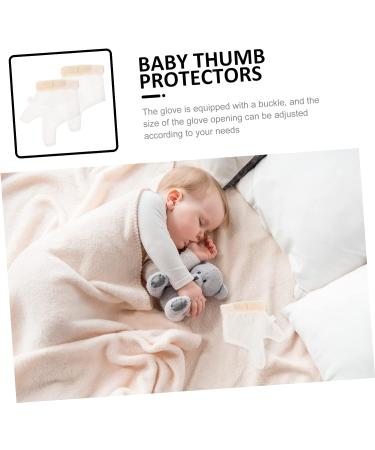 DOITOOL 4 Pairs M Gloves Nail Biting Guard | Anti-Sucking Thumb Kit | Breathable & Portable Fabric | Infant Finger Mesh Sucker | Stopper for Home & Outdoor Use - Buy Online on GoSupps.com