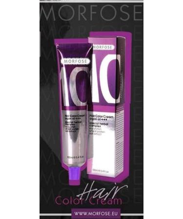 Morfose 10 Professional Hair Colour Cream 100 ml No. 8.34 Light Copper Auburn - Buy Online on GoSupps.com