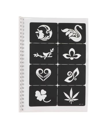 Out Design Stencil Kit - 97 Reusable Patterns for Glitter Airbrush Body Art | International Shipping - Buy Online on GoSupps.com