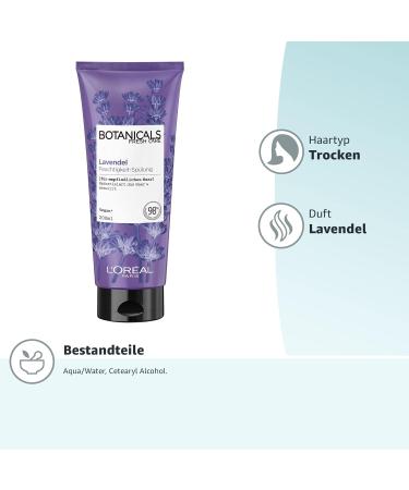Botanicals Vegan Conditioner for Sensitive Hair | Silicone Sulfate & Paraben-Free | Lavender Moisture - 200ml - Buy Online on GoSupps.com