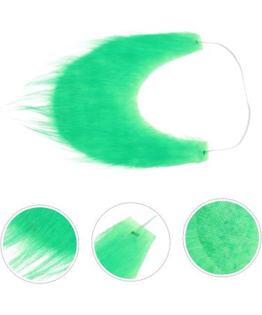 BESTYASH Barbe Verte Fausse Barbe et Moustache kit d'entretien de la Barbe pour Homme d guisement Saint Patrick Costume Saint Patrick St. Moustache du Jour de Patrick Barbe de Costume Green 3 - Buy Online on GoSupps.com