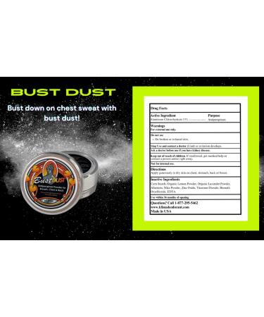 Bust Dust - Antiperspirant Powder for Breasts & Chest | Worldwide Shipping | Keep Dry & Fresh - Buy Online on GoSupps.com