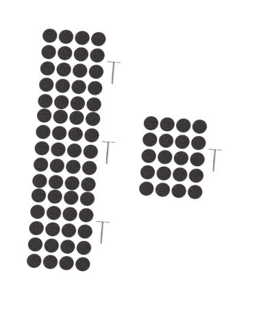 Healeved 4 Sets Nail Polishing Sheets Nail Tools for Nail Art Drill Bits for Nails Foot Nail Buffer Block Nail Accessories Manicure Accessory Stainless Steel Disc Grinding Feet