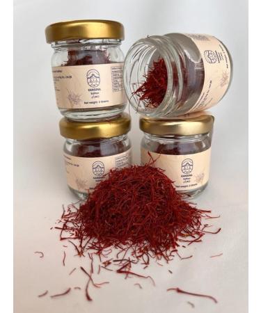 Kangina Premium Grade A All Natural Afghan Saffron - 2g Bottle - Buy Online on GoSupps.com