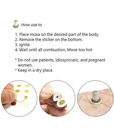 Buy ZHONGJIUYUAN Moxa Sticks for Moxibustion - Self Adhesive Mini Moxa Roll - 20pcs of Traditional Chinese Herbal Healing - Buy Online on GoSupps.com