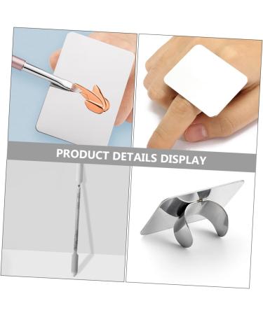 Palette de M lange Cosm tique Acier Inoxydable avec Spatule pour Fond de Teint Correcteur et Pigments Kit Professionnel pour Maquillage Nail Art et Usage Personnel - Buy Online on GoSupps.com