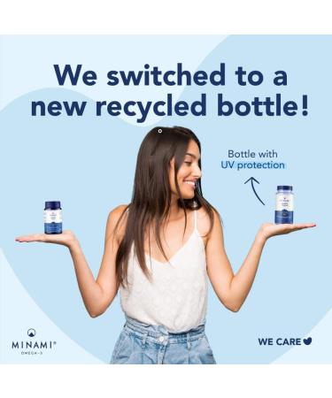 Omega 3 fish oil supplement Minami MorEPA Original with high concentration of EPA DHA Supports normal brain vision and heart function 30 softgels - Buy Online on GoSupps.com