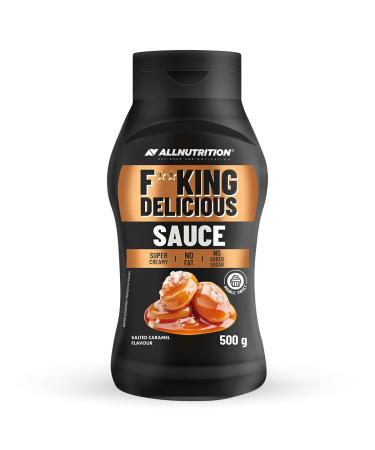 All -Nutrition Fitking Delicious Sauce No Added Sugar Low Calorie Creamy Aromatic Sweeteed With Malitol 1 Bottle X 500 G Salted Caramel - Buy Online on GoSupps.com