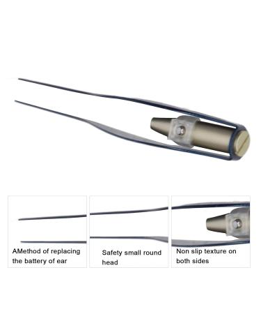 Portable LED Light Ear Pick Set with Tweezers & Storage Box - Stainless Steel Ear Wax Removal Tool for Daily Ear Health Care - Buy Online on GoSupps.com