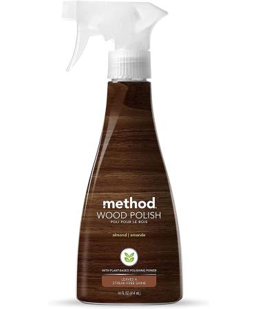 Method Wood Polish Almond 14oz (2 Pack) - Natural Wood Cleaner for Shine and Protection - Buy Online on GoSupps.com