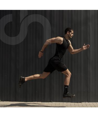 COPPER HEAL Ankle Compression Sleeve (Pair) | Copper Infused Socks for Arch Support Foot Swelling Achilles Tendon Pain Relief & Plantar Fasciitis - Best for Sports Injuries (Size L - Buy Online on GoSupps.com