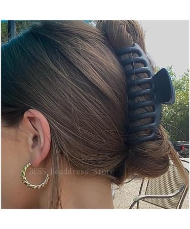 Hair Clips For Women Claw Clips Bow Hair Clips Claw Clips Claw Clips For Thick Hair Large Hair Clips(Apricot-A) - Buy Online on GoSupps.com