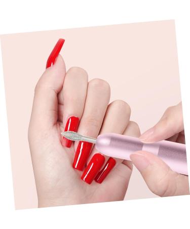 Healeved 1 Set Polisher Kit De Manicura Nail Tool Kit Small Nail Drill Sanding Bands Tools File Sanding Bands Nails Gel Kit Manicure Miss Aluminum Alloy Cross Nails 11.2X2X2CM Rose Gold - Buy Online on GoSupps.com