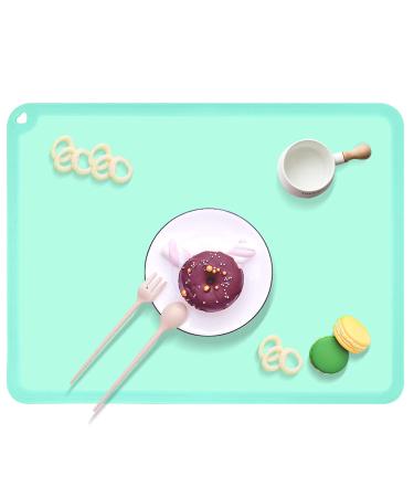 Silicone Non-Slip Baby Placemat  Children Place mat for Kids Baby Toddlers  BPA Free Children s Dining Food Mat - Baby Green