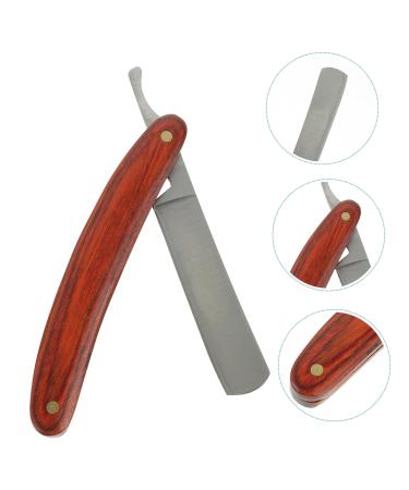 FRCOLOR Straight Razor for Men - Hand Squeegee Metal Spatula Barber Razor - Folding Razor (Random Style) | Premium Shaving Tool for a Perfect Grooming Experience - Buy Online on GoSupps.com