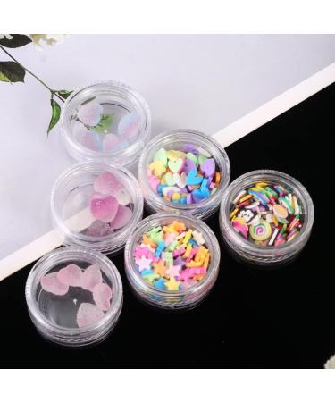 Housoutil 2 Sets Heart Polymer Clay Slices Sticker for Nails Heart Nail Gems Nail Decor Nail Stickers for Nail Art Stickers for Nails Gem Stickers Fruit Decor Ceramics Fudge 4X4X2cmx2pcs As Shown Bx2pcs - Buy Online on GoSupps.com