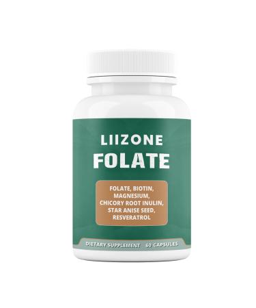 LIIZONE Folate Riboflavin Thiamin Vitamin B3 Vitamin B6 VitaminD