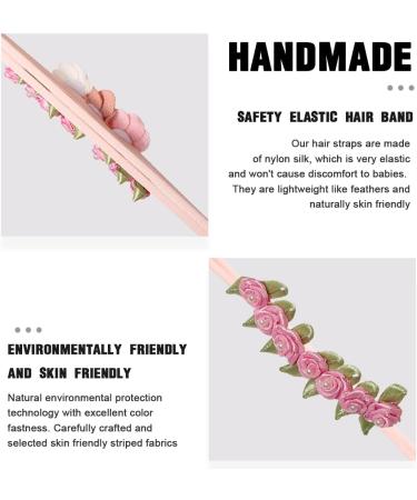 8 Pcs Baby Girls Soft Nylon Bow Headbands - Cute Flower Hair Accessories for Newborns to Kids - Buy Online on GoSupps.com