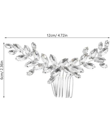 Beavorty Accessories Glass rhinestone side comb accessories European and American Grab the drill wedding manual rhinestone hair pin hair comb welding hair comb clips rhinestone hair combs - Buy Online on GoSupps.com