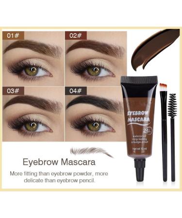 Tinted Eyebrow Tint (with two eyebrow tints) Waterproof smudge-proof eyebrow tinting kit Volumizing Eyebrow Mascara (1) - Buy Online on GoSupps.com