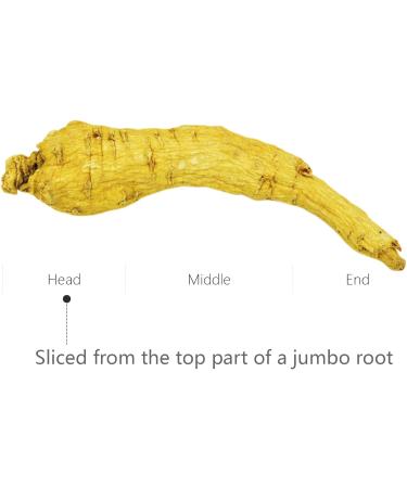 Vigorwell Premium 5-Year Large American Ginseng Slice (80G/2.8OZ X 2 Bottles)-Proudly from Canadian Ginseng Farm - Buy Online on GoSupps.com