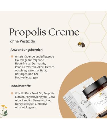Buy Threat Propolis Cream for Acne & Neurodermatitis | 3x60g High-Dose Ointment with Beeswax & Grape Seed Oil - Buy Online on GoSupps.com