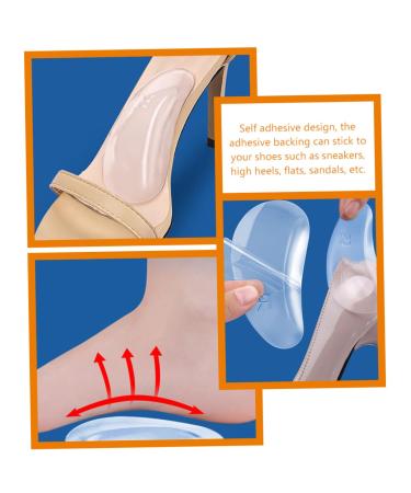 FRCOLOR 3 Pairs Invisible Arch Support Cushions | Gel Foot Arch Supports for Shoes | Adhesive Arch Support Insoles for Adults - Buy Online on GoSupps.com