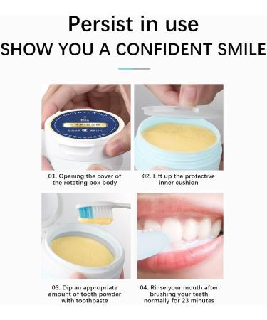 Miyanxi Tooth Powder - Effective Teeth Whitening & Brightening Powder | Removes Coffee & Smoking Stains (1PC) - Buy Online on GoSupps.com