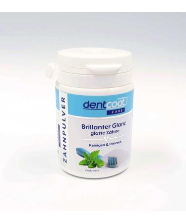 Dentcoat Care Tooth Powder (without fluoride) Mint alternative to toothpaste toothpaste